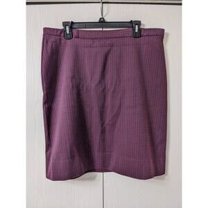 Vintage Devon Women's Vintage Purple Knee Length Casual Skirt Size L